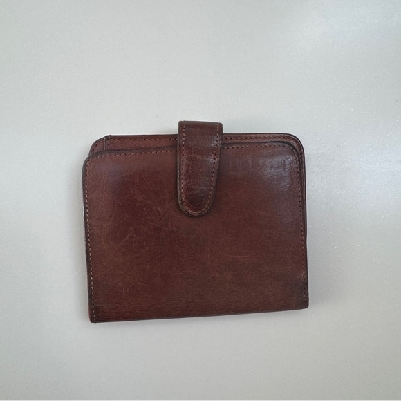Coach Vintage Brown Wallet Cardholder with Kisslock - Picture 1 of 8